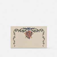 Biglietto doppio piccolo con busta<br>Fiori Edera