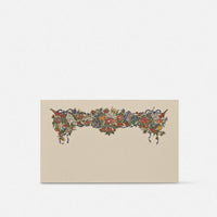 Biglietto doppio piccolo con busta<br>Floreale
