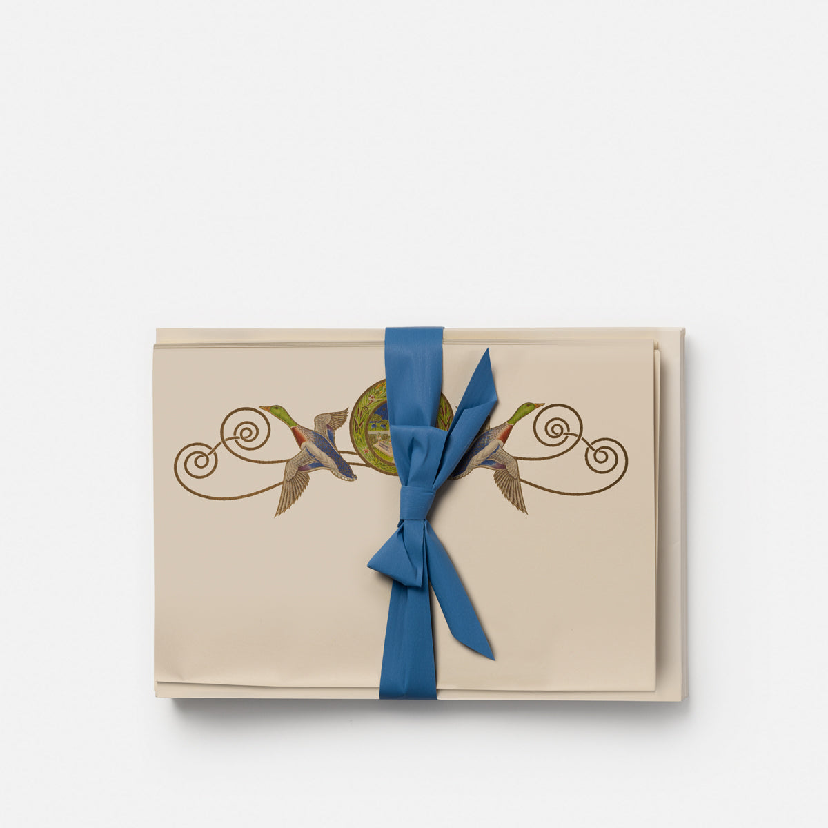 Carta da lettere - Germani con giardino