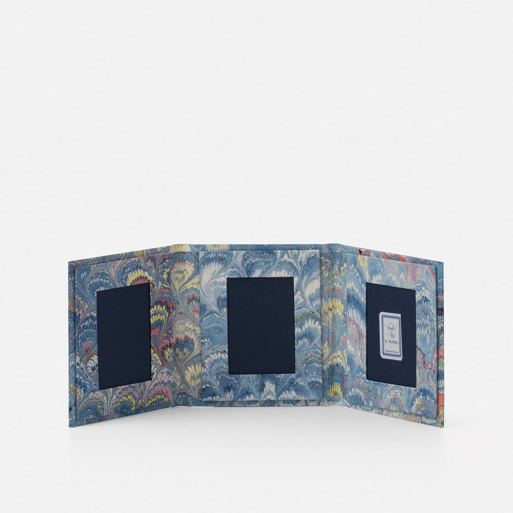 Cornice per 3 foto<br>Collezione Pavoni