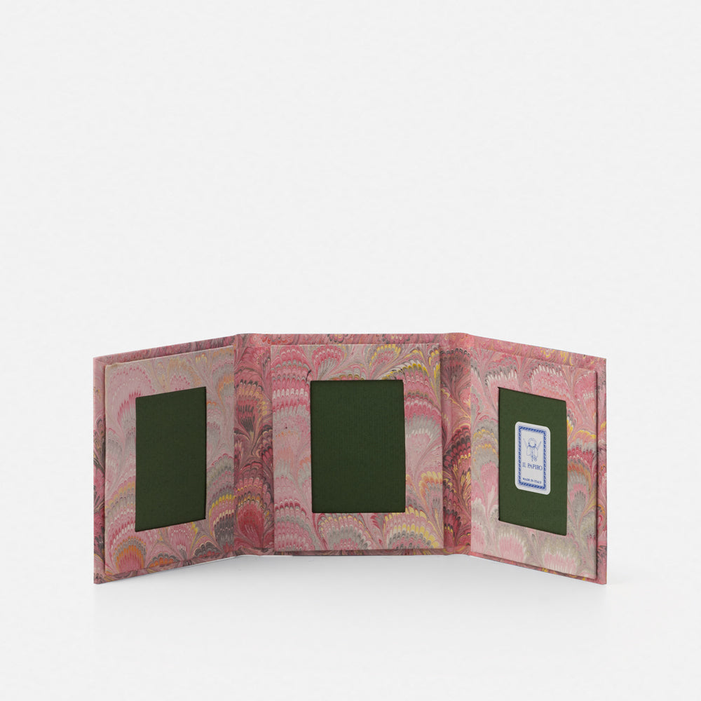 Cornice per 3 foto<br>Collezione Pavoni