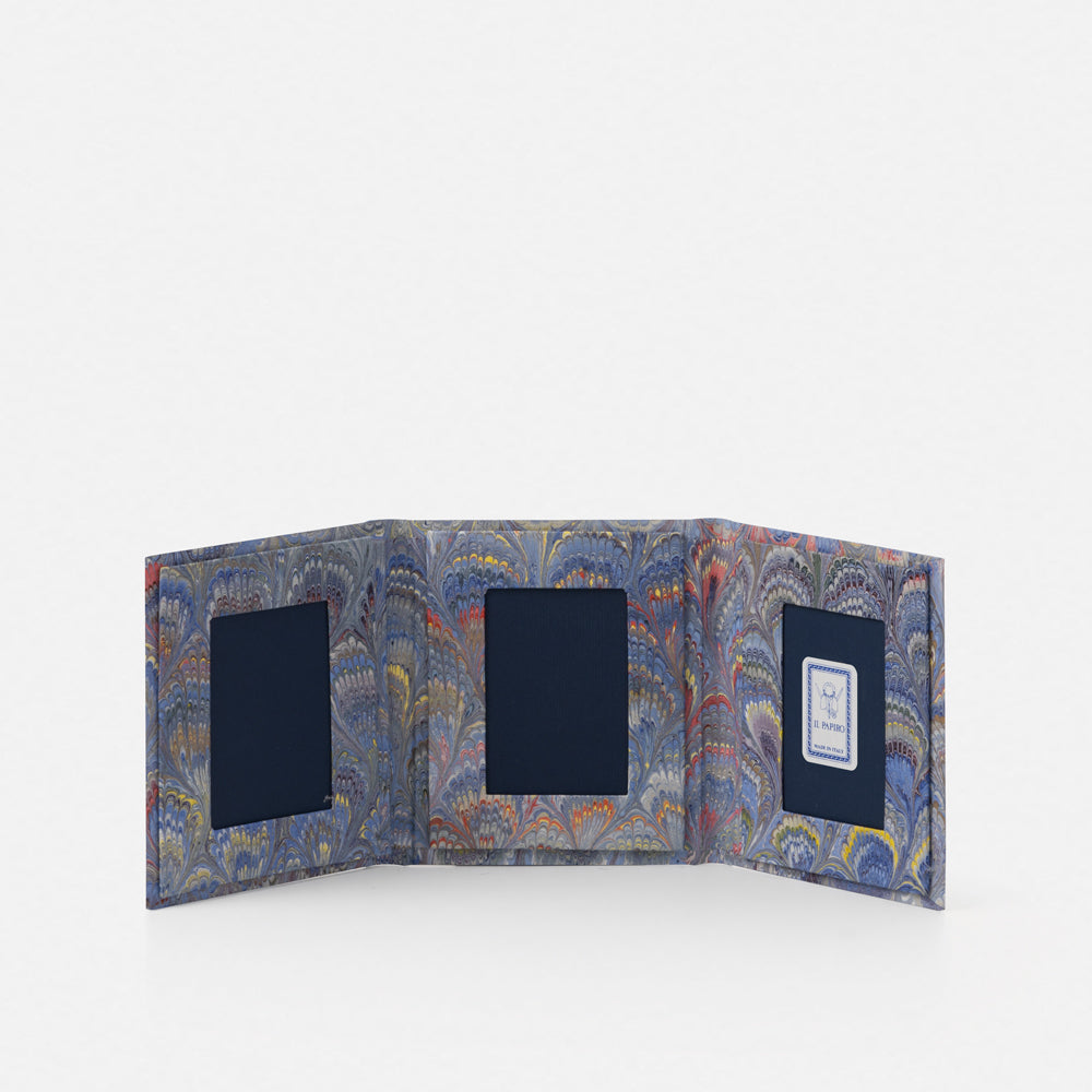 Cornice per 3 foto<br>Collezione Pavoni