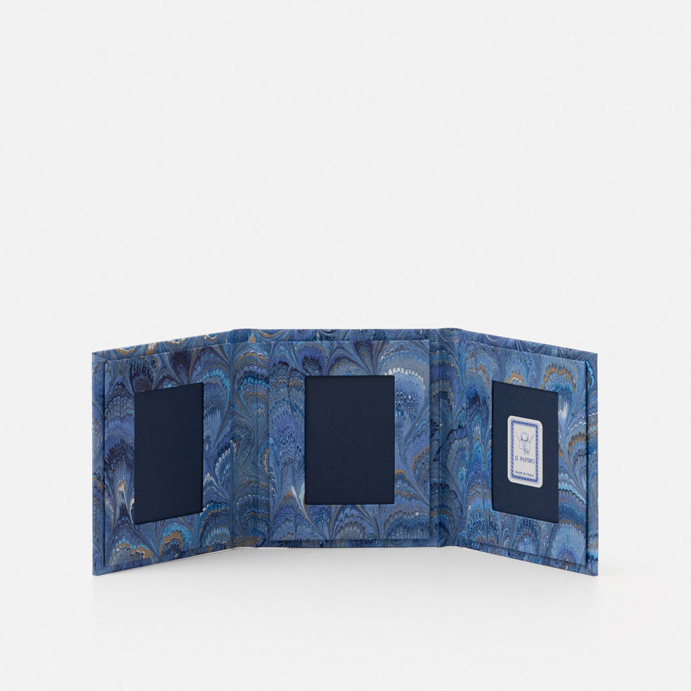 Cornice per 3 foto<br>Collezione Pavoni