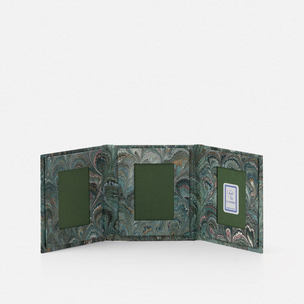 Cornice per 3 foto<br>Collezione Pavoni