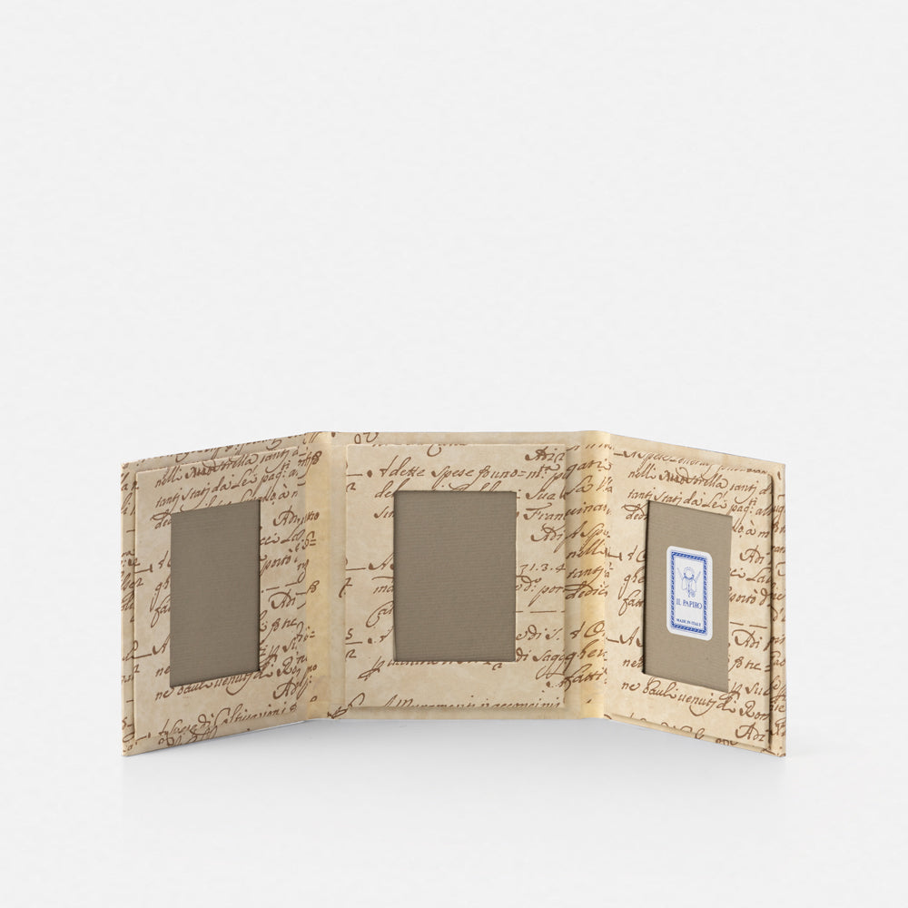 Cornice per 3 foto<br>Collezione Litografata
