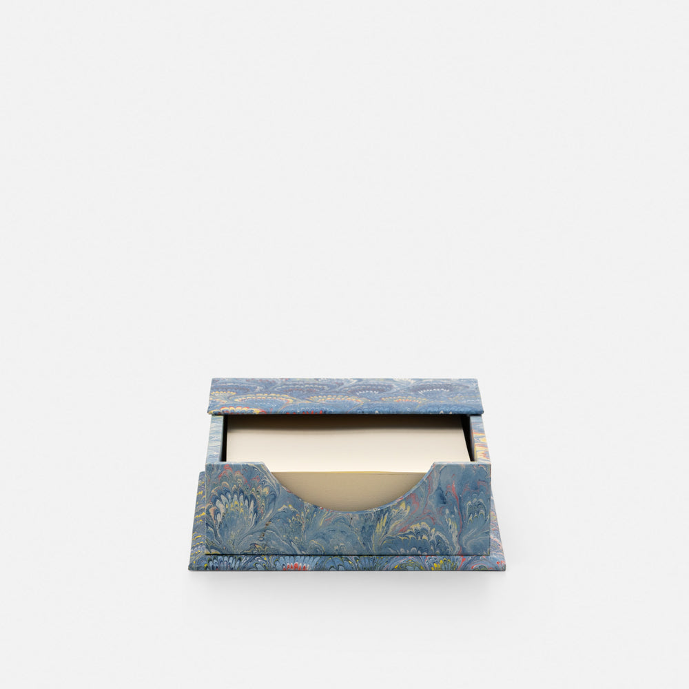 Wooden Memo Holder - Peacocks