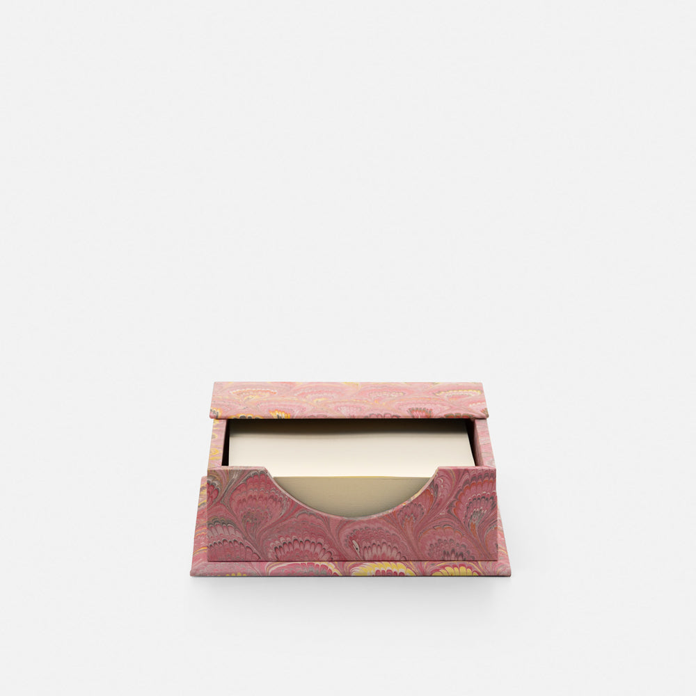 Wooden Memo Holder - Peacocks