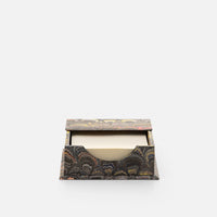 Wooden Memo Holder - Peacocks