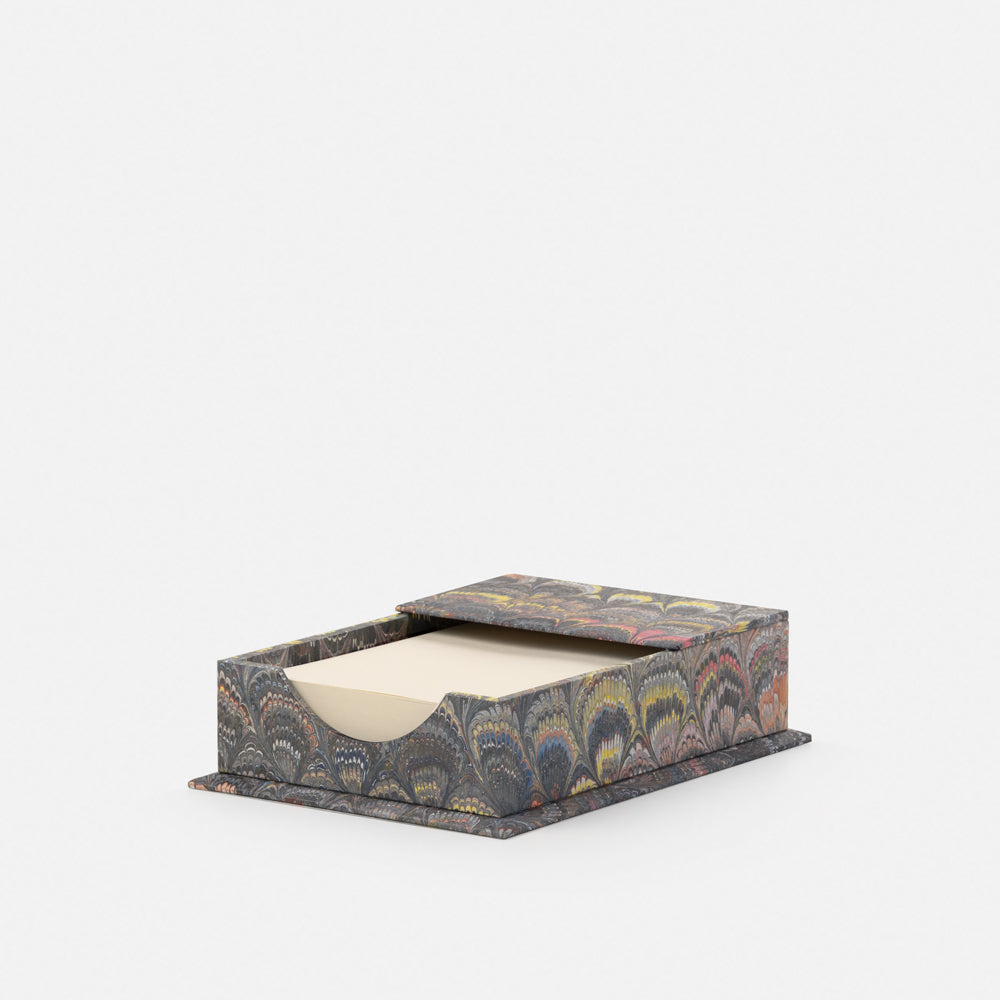 Wooden Memo Holder - Peacocks