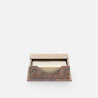 Wooden Memo Holder - Peacocks