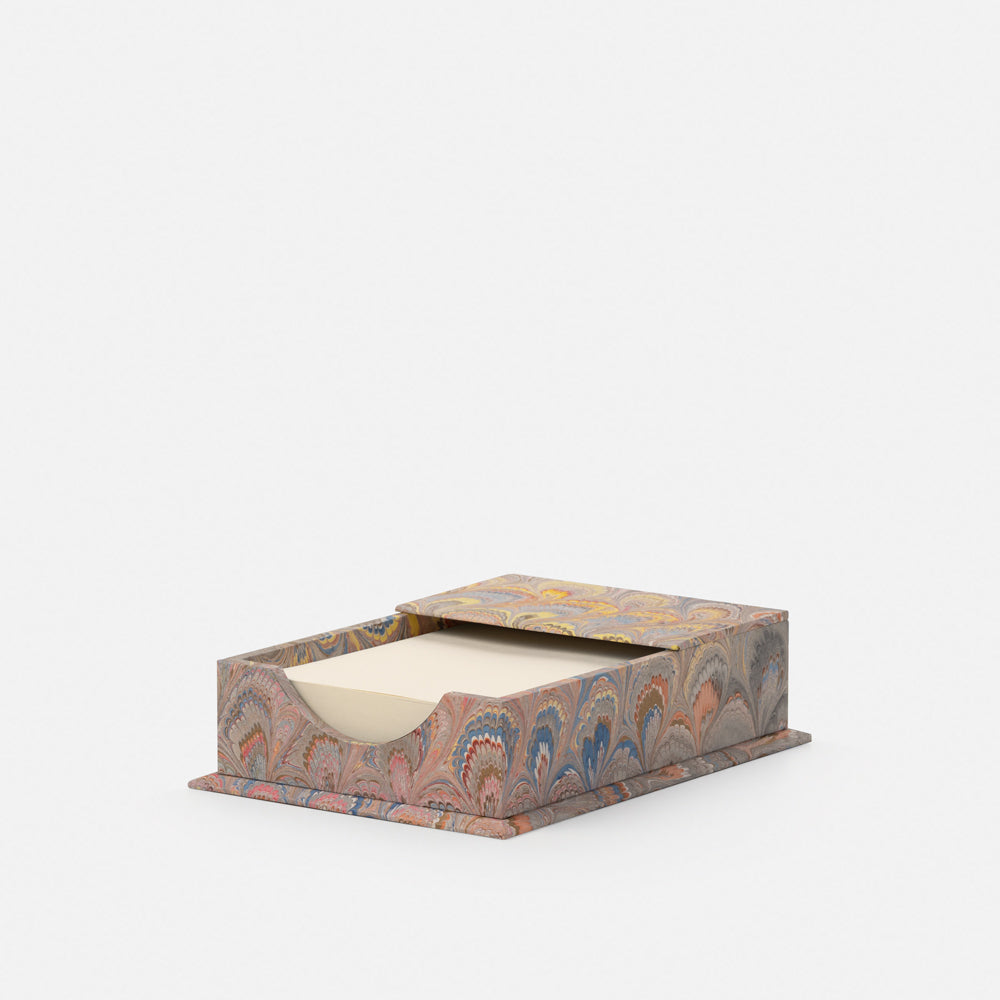 Wooden Memo Holder - Peacocks