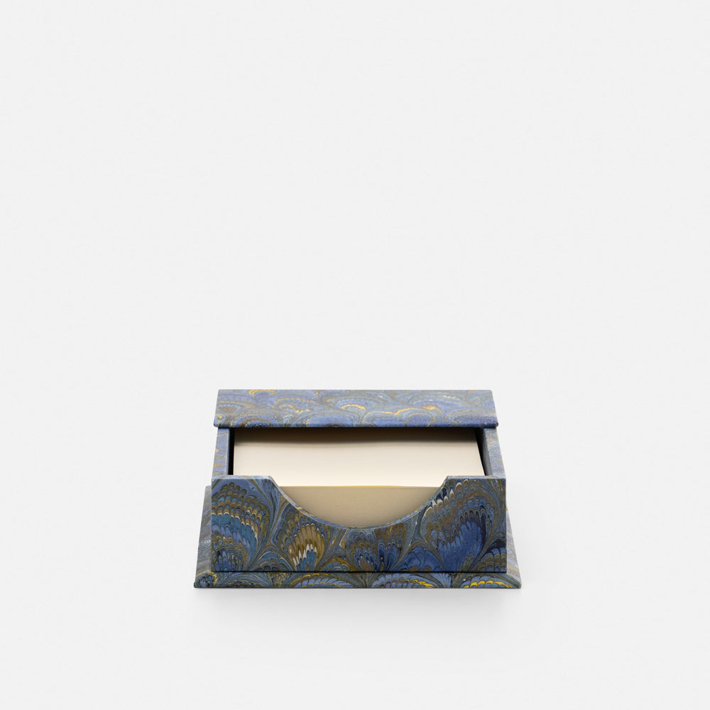 Wooden Memo Holder - Peacocks