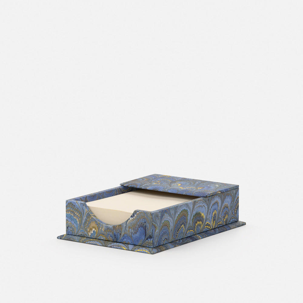 Wooden Memo Holder - Peacocks
