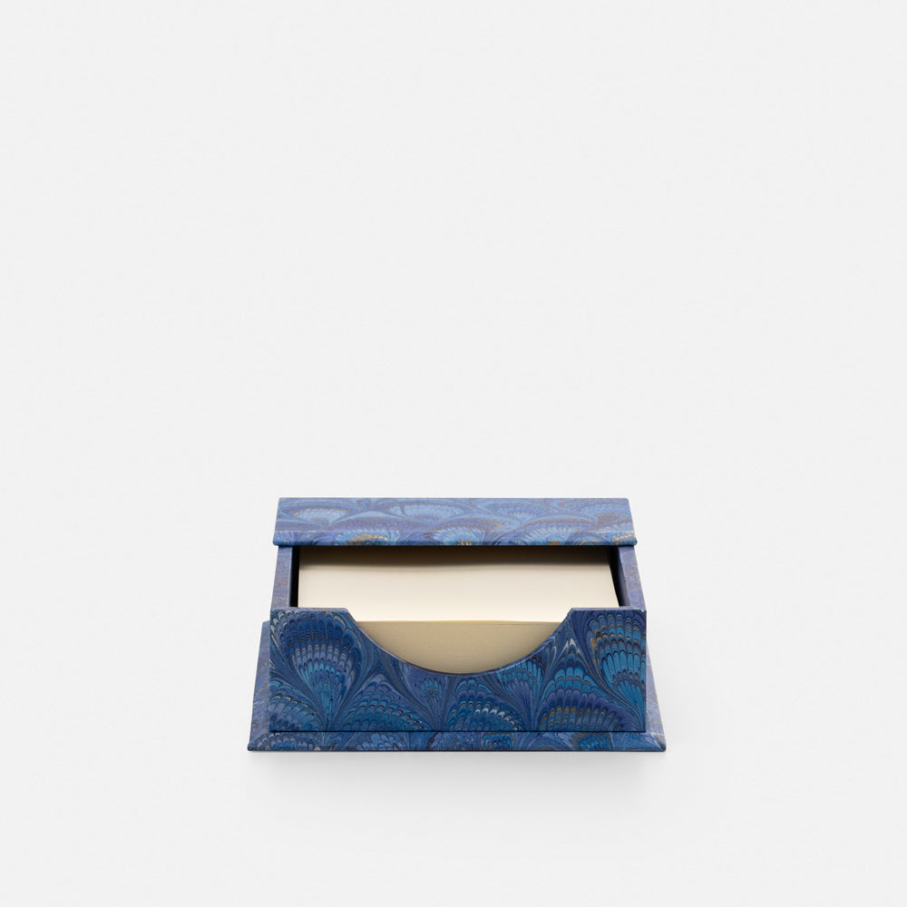 Wooden Memo Holder - Peacocks