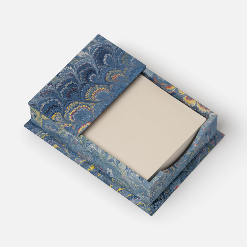 Wooden Memo Holder - Peacocks