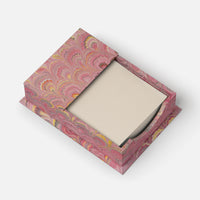 Wooden Memo Holder - Peacocks