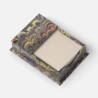 Wooden Memo Holder - Peacocks