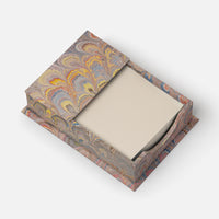 Wooden Memo Holder - Peacocks