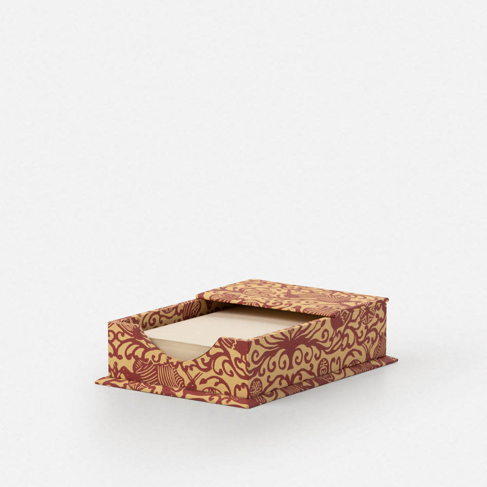 Memo holder - woodblock