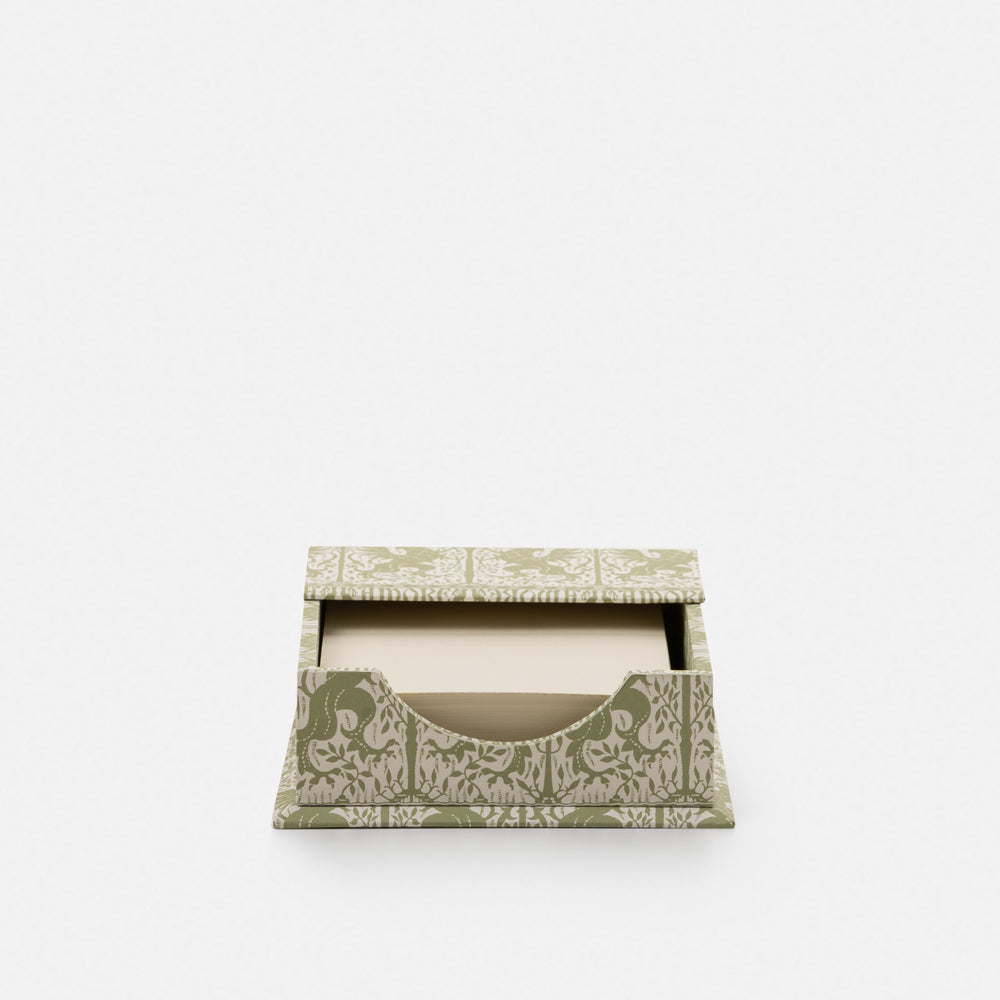 Memo holder - woodblock