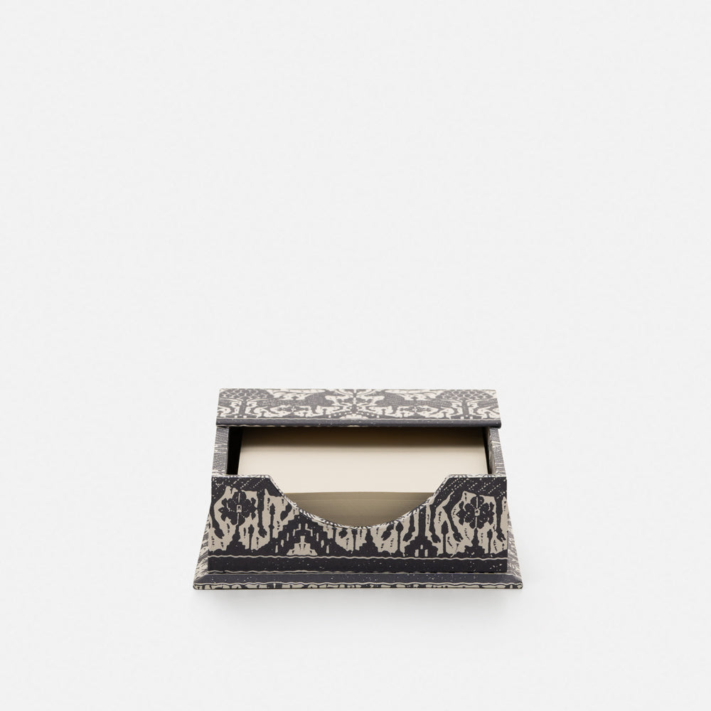 Memo holder - woodblock