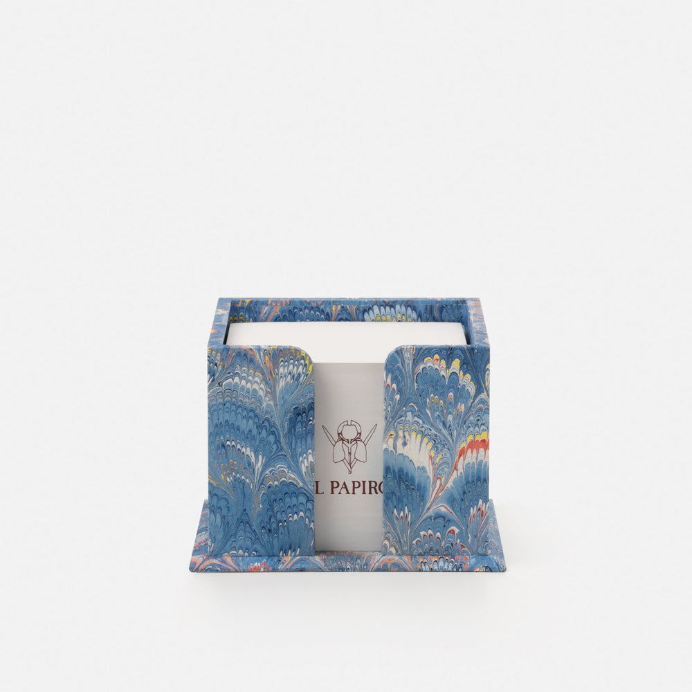 Wooden Memo Holder - Peacocks