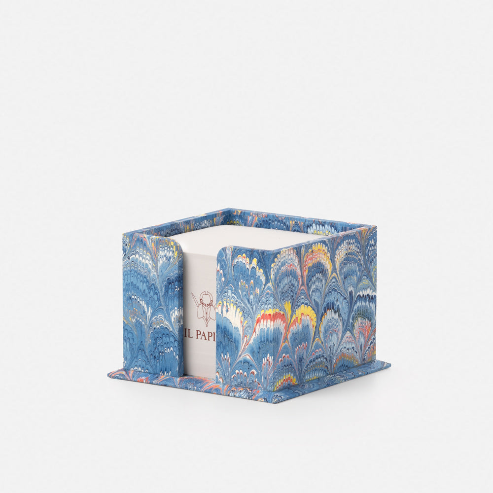 Wooden Memo Holder - Peacocks