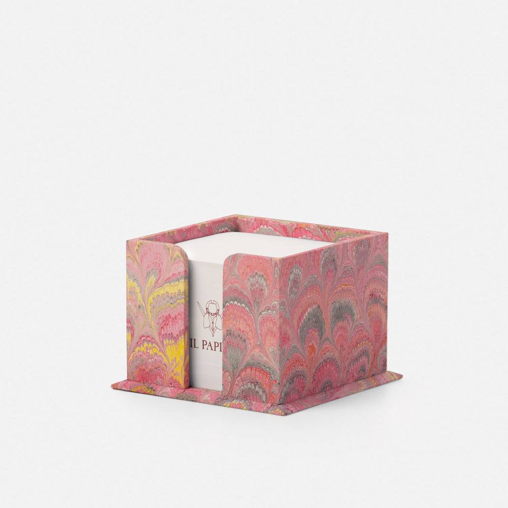 Wooden Memo Holder - Peacocks