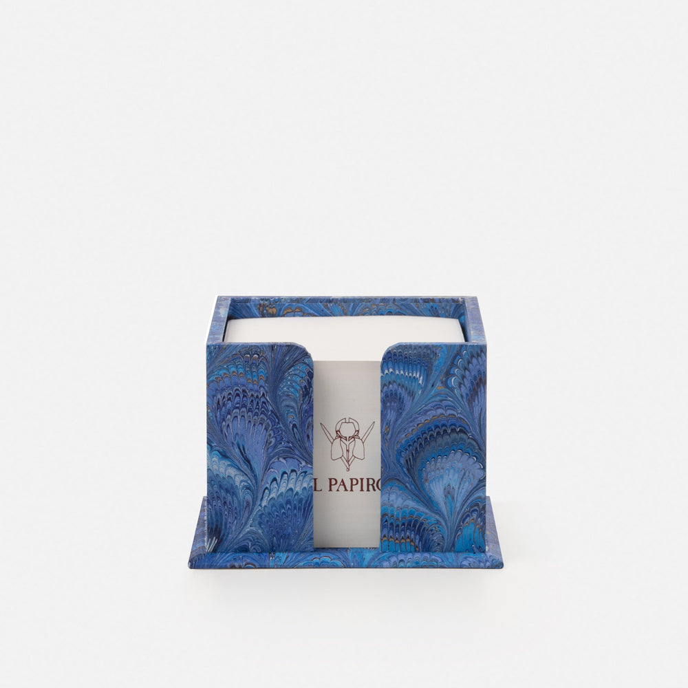 Wooden Memo Holder - Peacocks