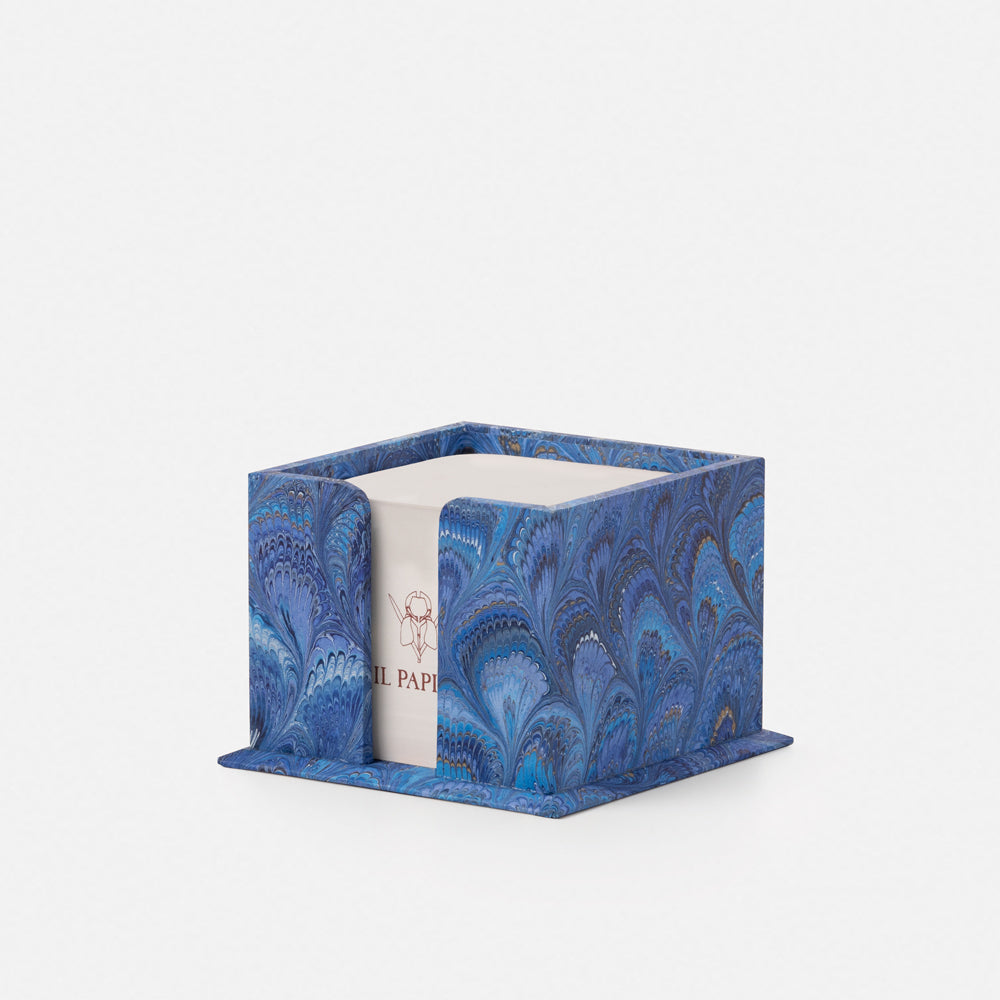 Wooden Memo Holder - Peacocks