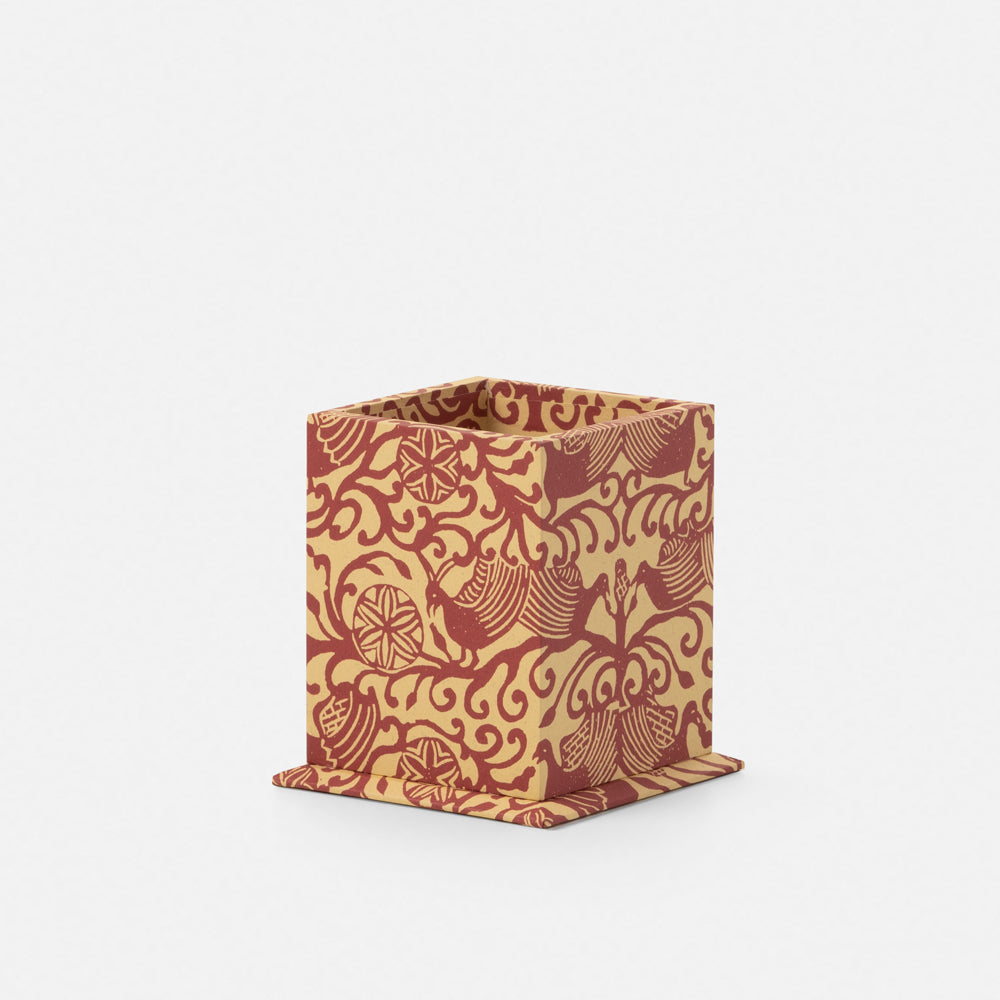 Pencil holder - woodblock