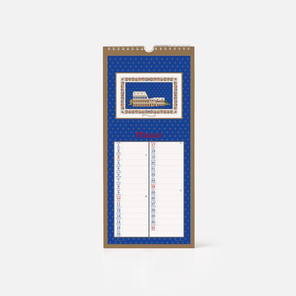 Calendario da parete - Cartoline citta'