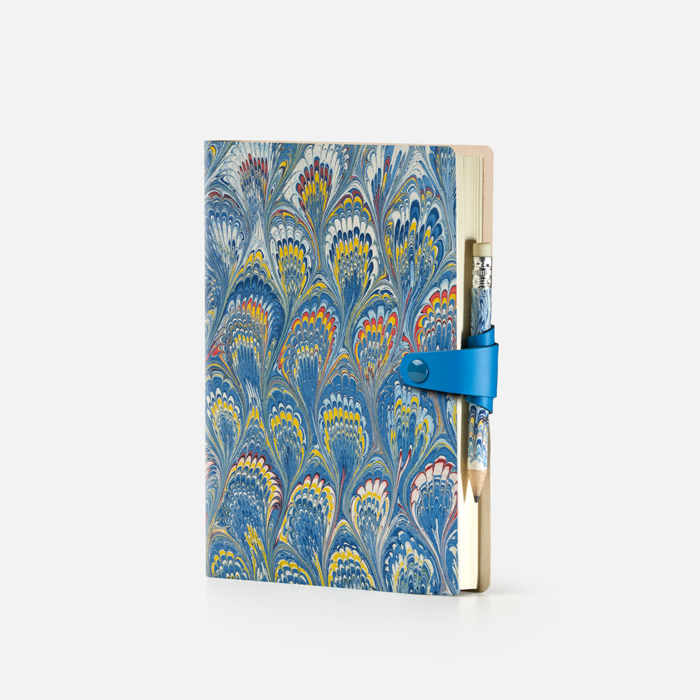 Agenda giornaliera cottonpaper con ricciolo - Pavoni
