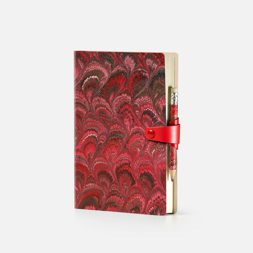 Agenda giornaliera cottonpaper con ricciolo - Pavoni