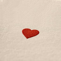 Biglietto doppio con busta<br>Cuore
