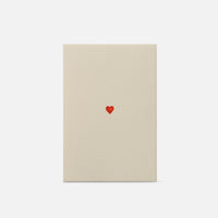 Biglietto doppio con busta<br>Cuore