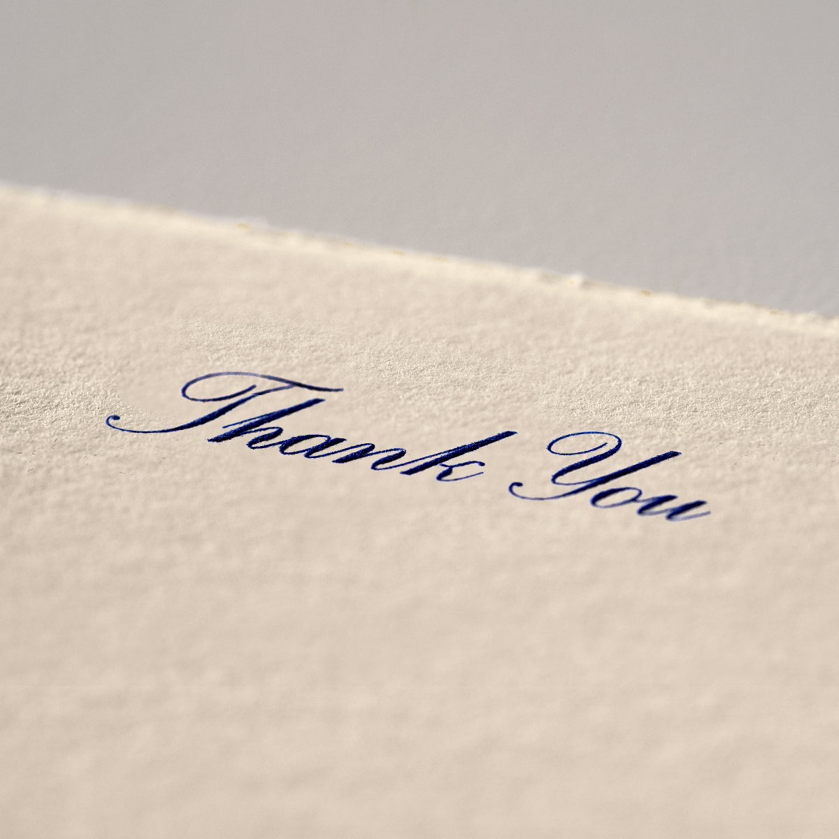 Biglietto singolo/Invito a rilievo con busta<br>Thank you