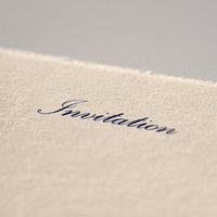 Biglietto singolo/Invito a rilievo con busta<br>Invitation