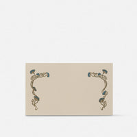Segnaposto - Cornice fiori blu<br>Collezione Floreale