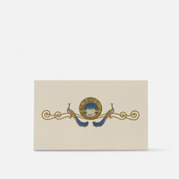 Segnaposto - Pavoni con giardino<br>Collezione Animali