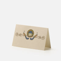 Segnaposto - Pavoni con giardino<br>Collezione Animali