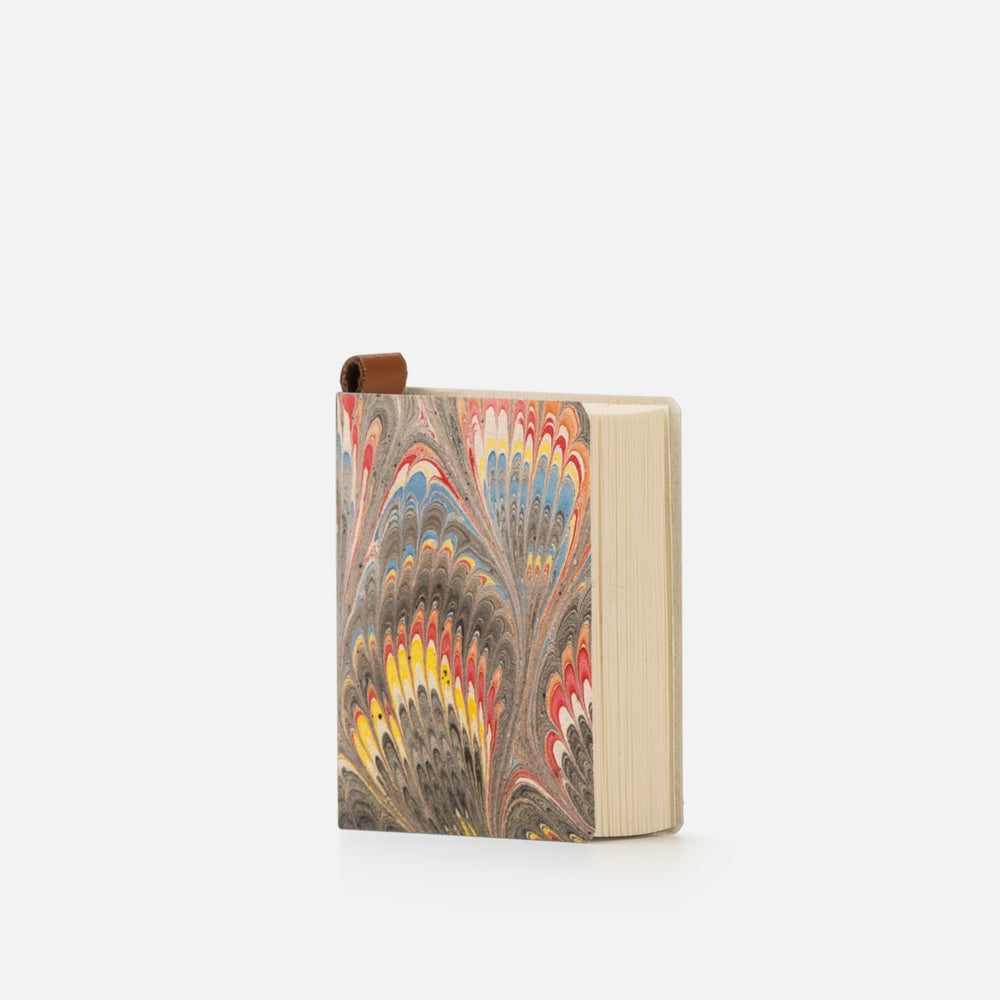 Mini taccuino pagine bianche<br>Copertina morbida - Collezione cottonpaper Pavoni