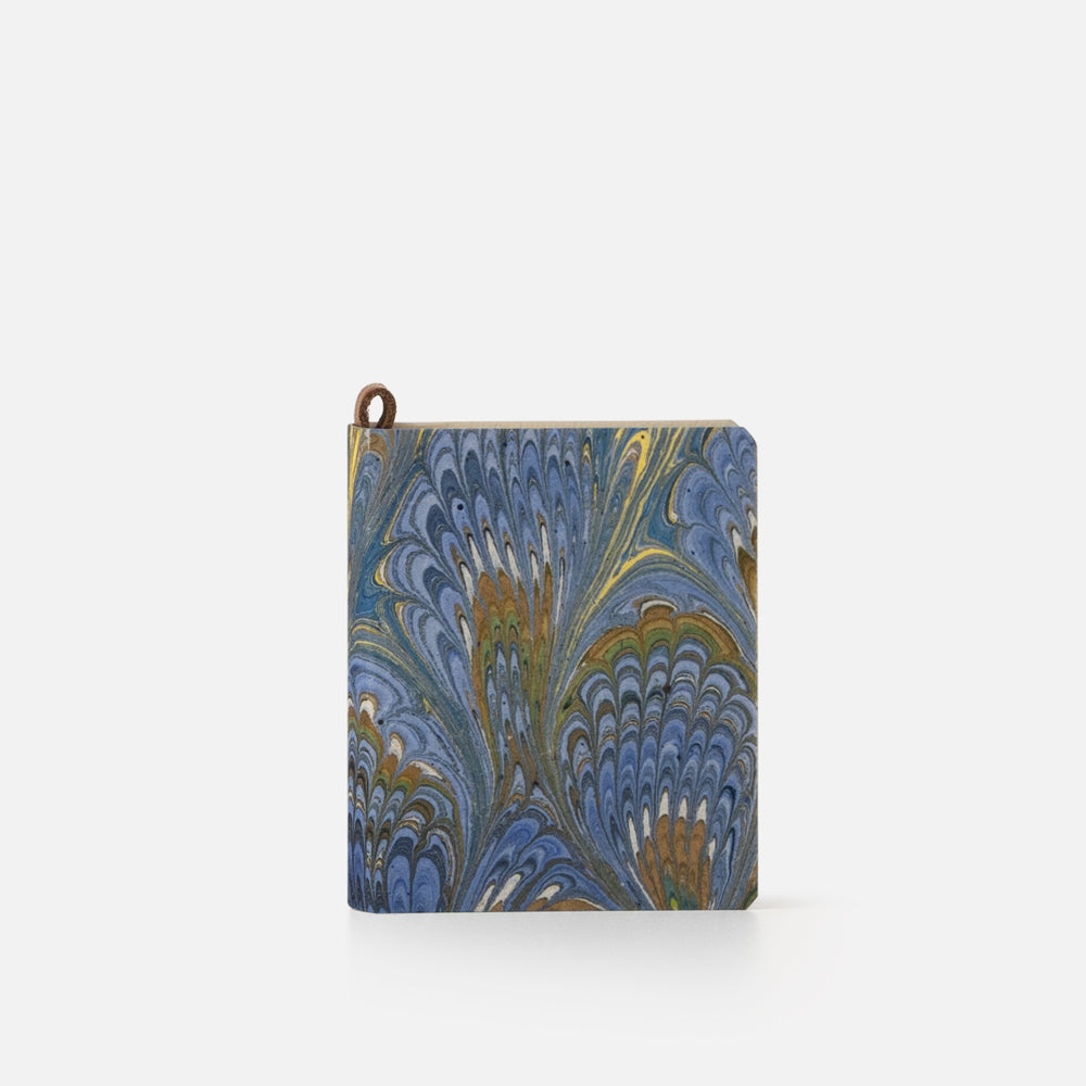 Mini taccuino pagine bianche<br>Copertina morbida - Collezione cottonpaper Pavoni