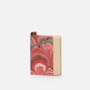 Mini taccuino pagine bianche<br>Copertina morbida - Collezione cottonpaper “Pavoni”
