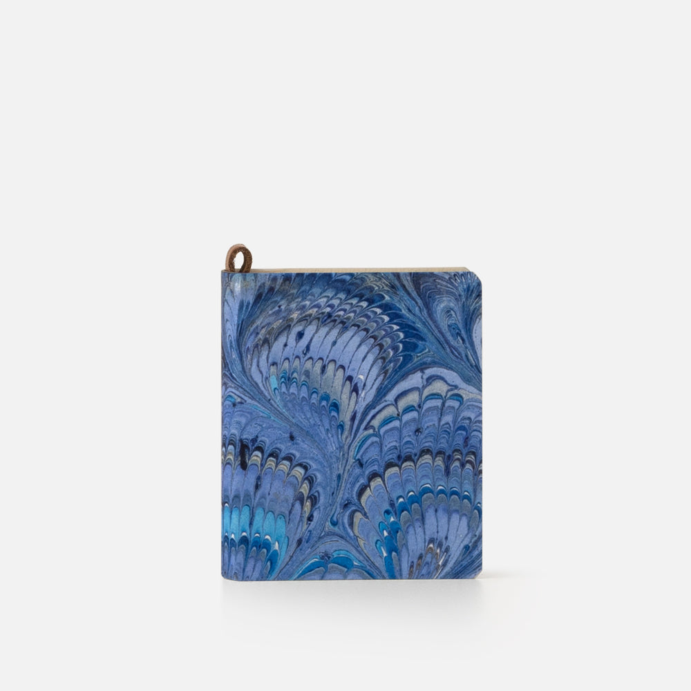 Mini taccuino pagine bianche<br>Copertina morbida - Collezione cottonpaper Pavoni