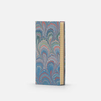 Taccuino pagine a righe<br>Copertina rigida - Collezione Pavoni