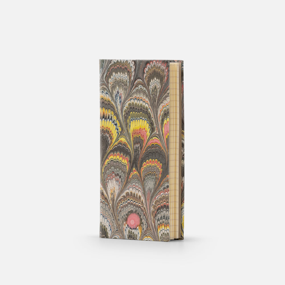 Taccuino pagine a righe<br>Copertina rigida - Collezione Pavoni