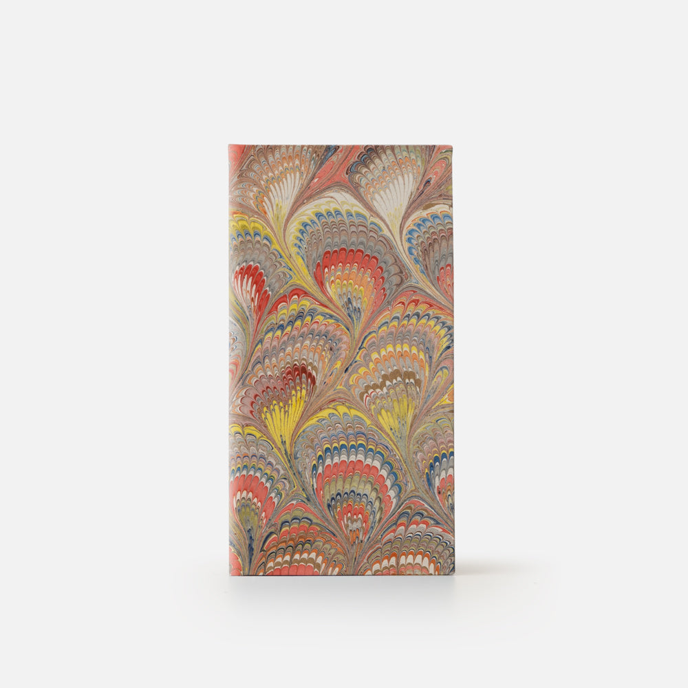 Taccuino pagine a righe<br>Copertina rigida - Collezione Pavoni