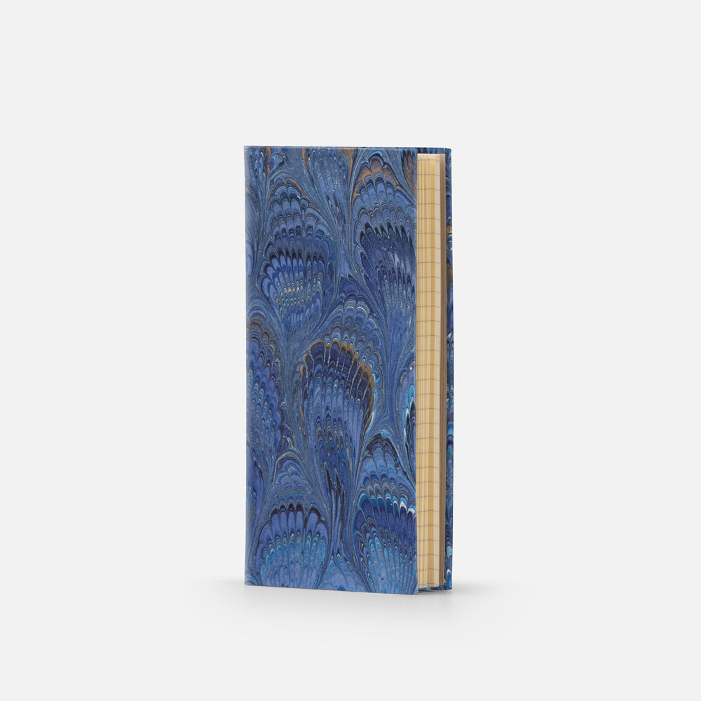 Taccuino pagine a righe<br>Copertina rigida - Collezione Pavoni