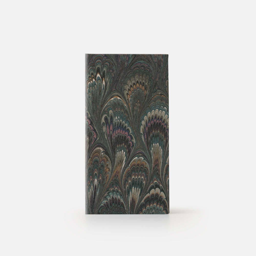 Taccuino pagine a righe<br>Copertina rigida - Collezione Pavoni